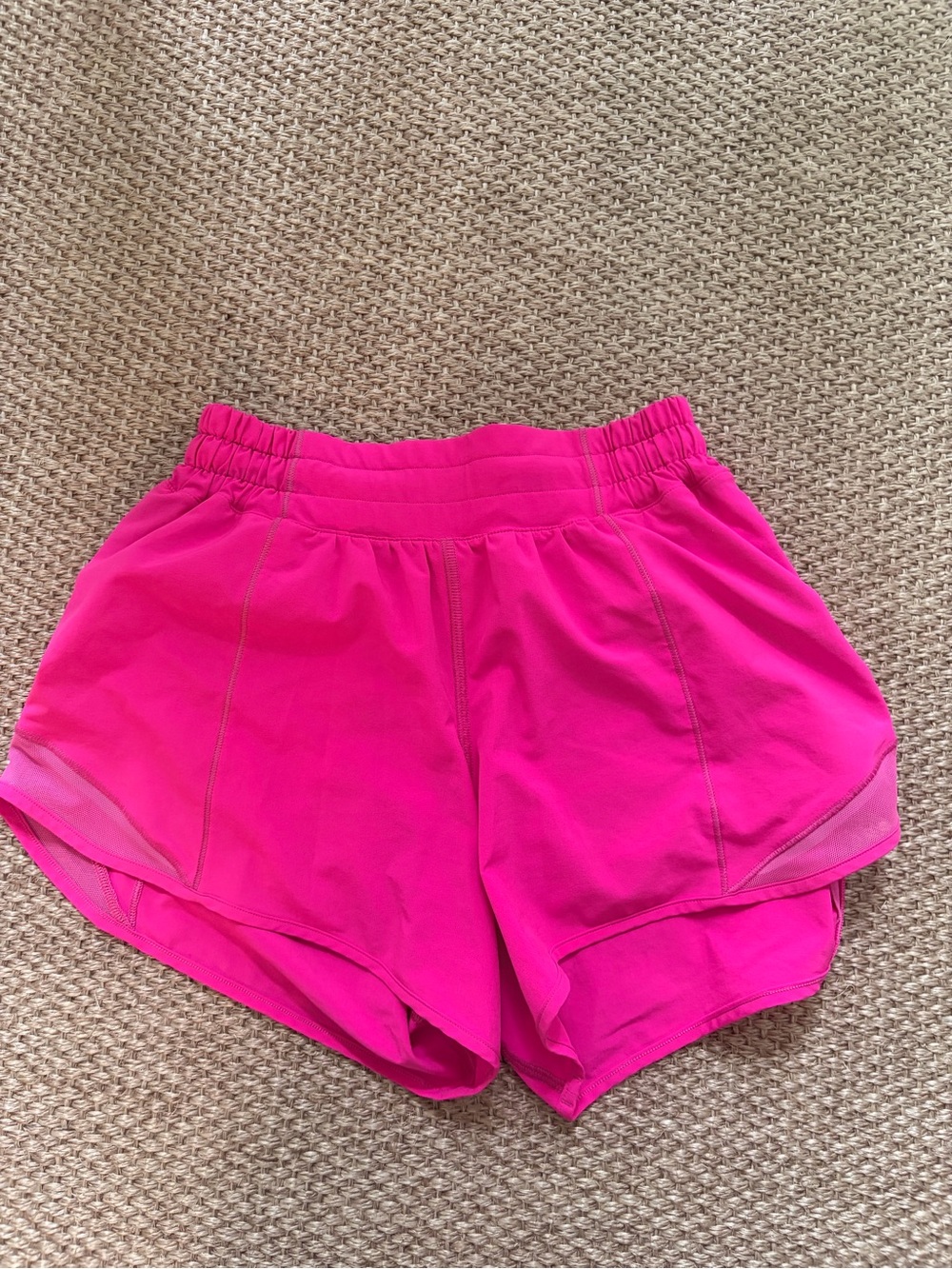 lululemon athletica Vibrant Pink Running Shorts